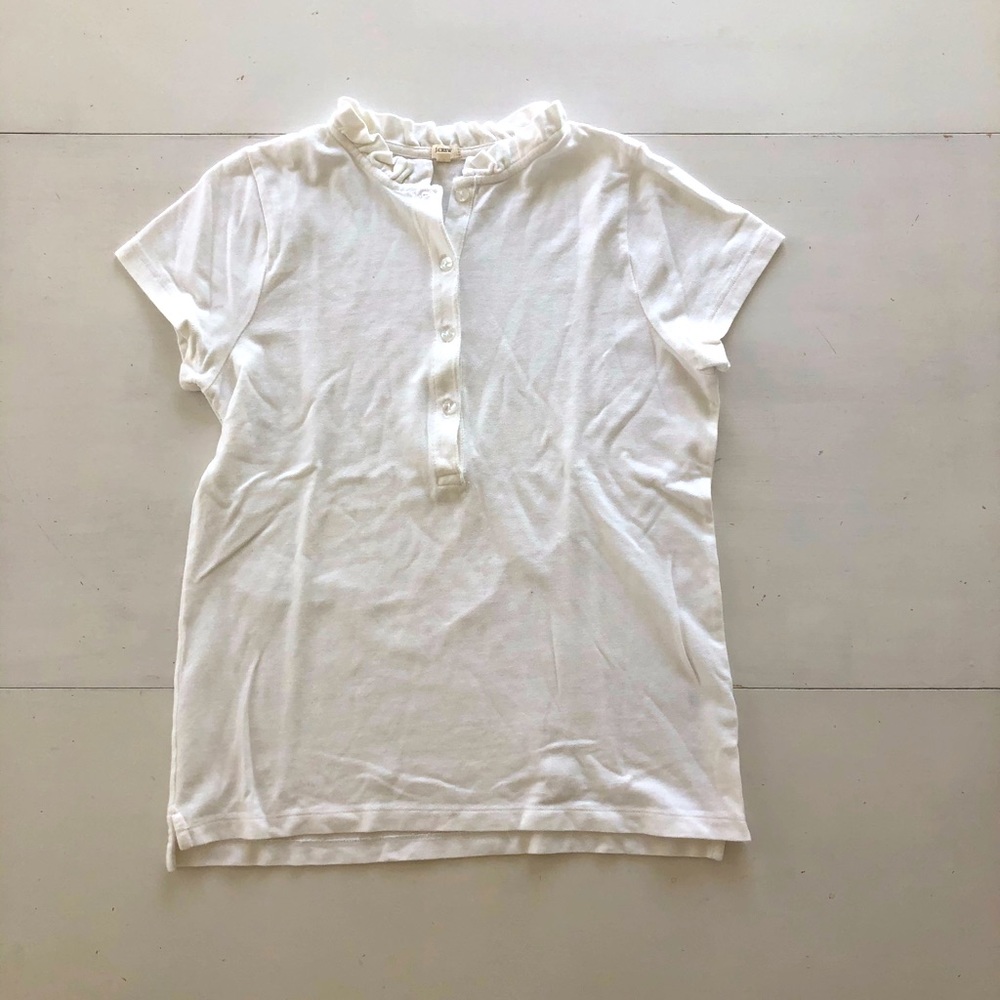JCrew ruffle top
